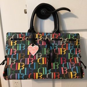 Classic Multi-color Dooney&Bourke satchel!
